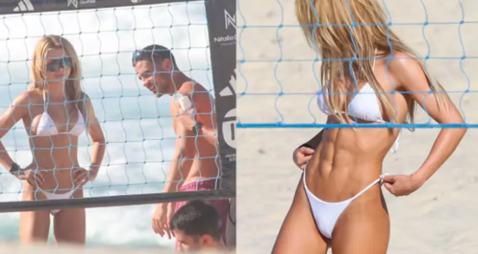 Jade Picon dá ajeitadinha no biquíni em treino com suposto affair